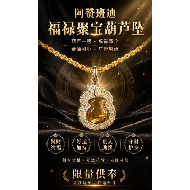 🐈‍⬛《阿贊班迪 · 福祿聚寶葫蘆墜》🐈‍⬛